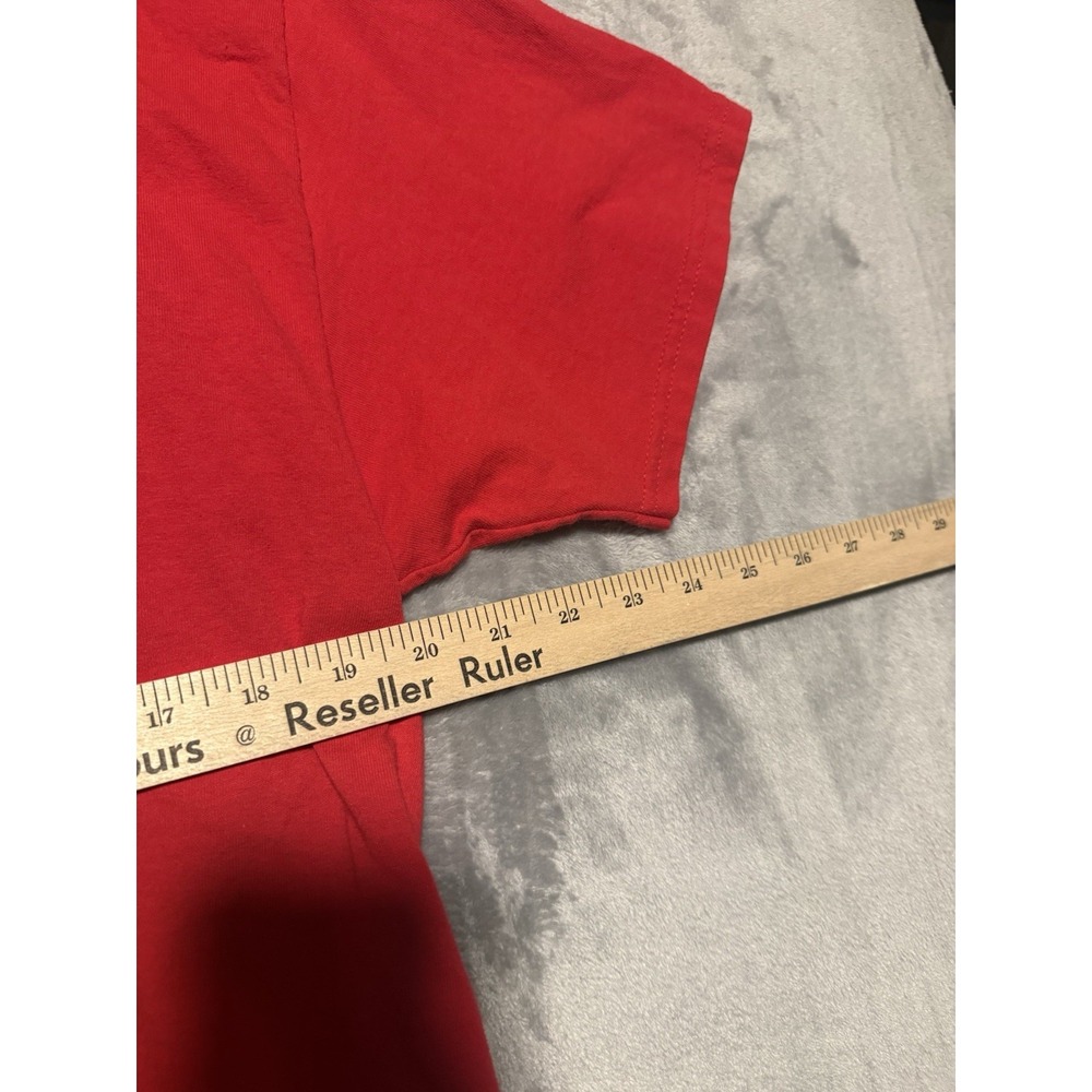Champion T-Shirt Mens XL Red Edinboro University Fighting Scots Short Sleeve - Picture 2 of 5